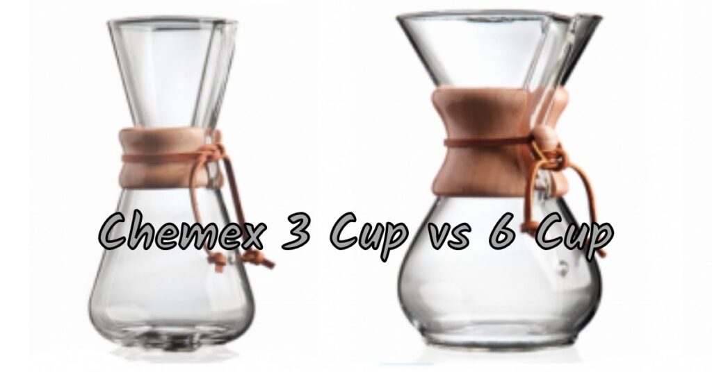 Chemex 3 cup vs 6 cup Detailed Comparison and Review Home and Cooks